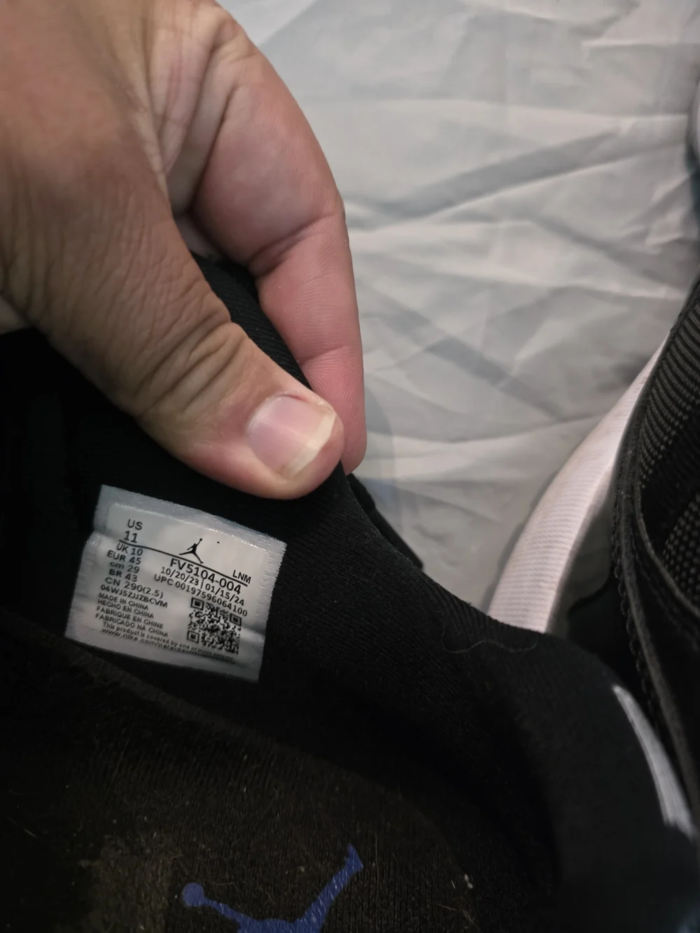 Jordan 11 'Space Jam', size 11